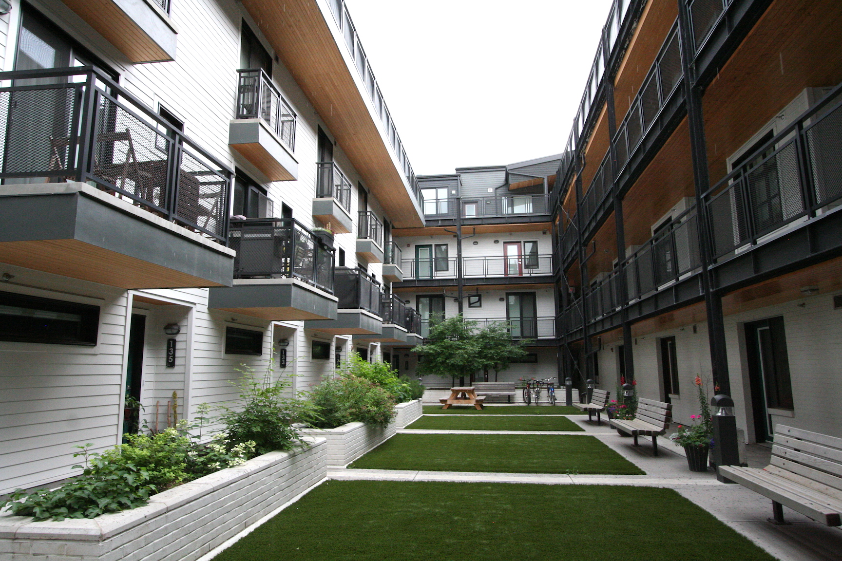 Balconies/ Courtyard